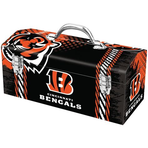 sainty international chicago bears 16.3 in nfl tool box steel|Sainty International Cincinnati Bengals 16.3 in. NFL Tool Box Steel.